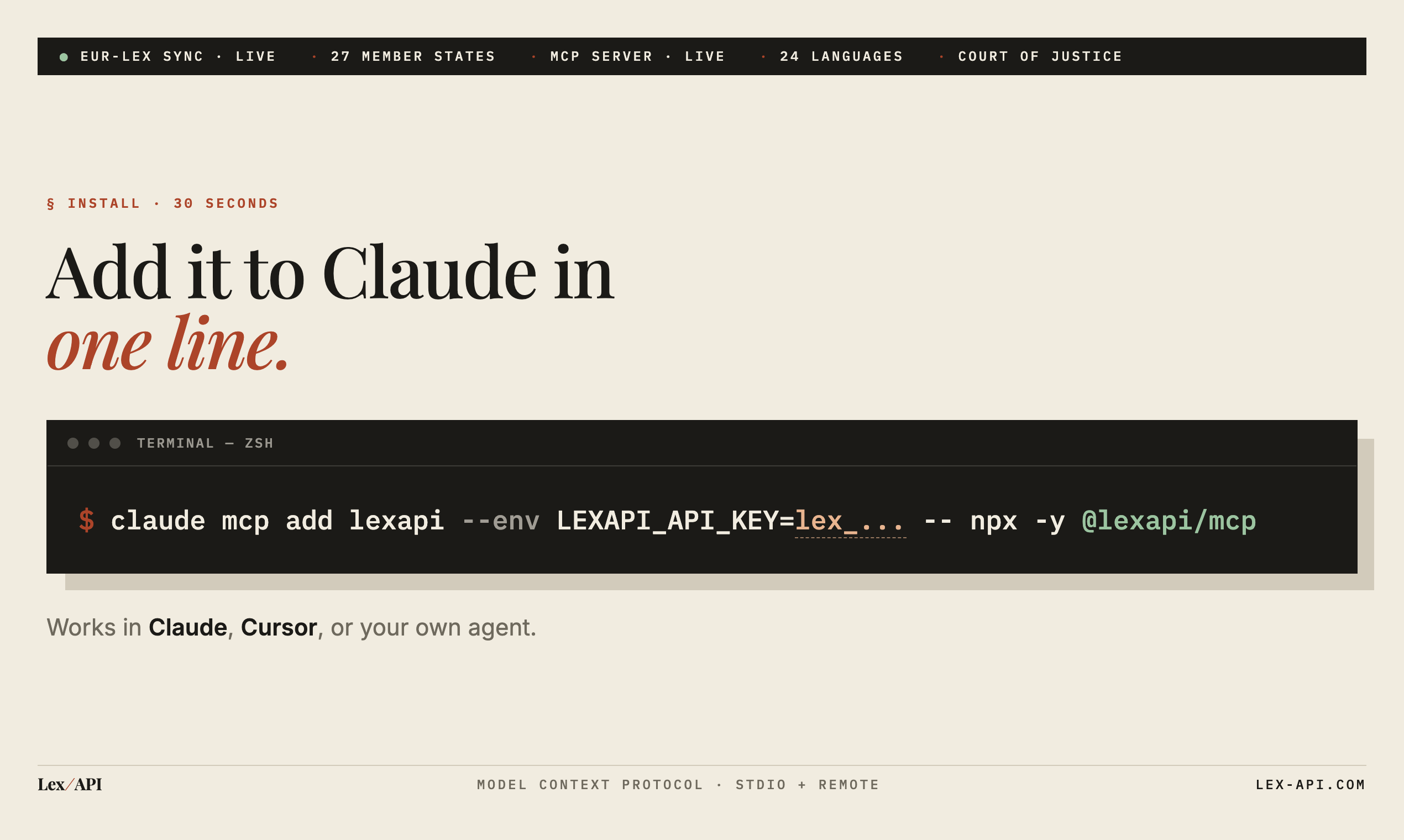 LexAPI preview 3