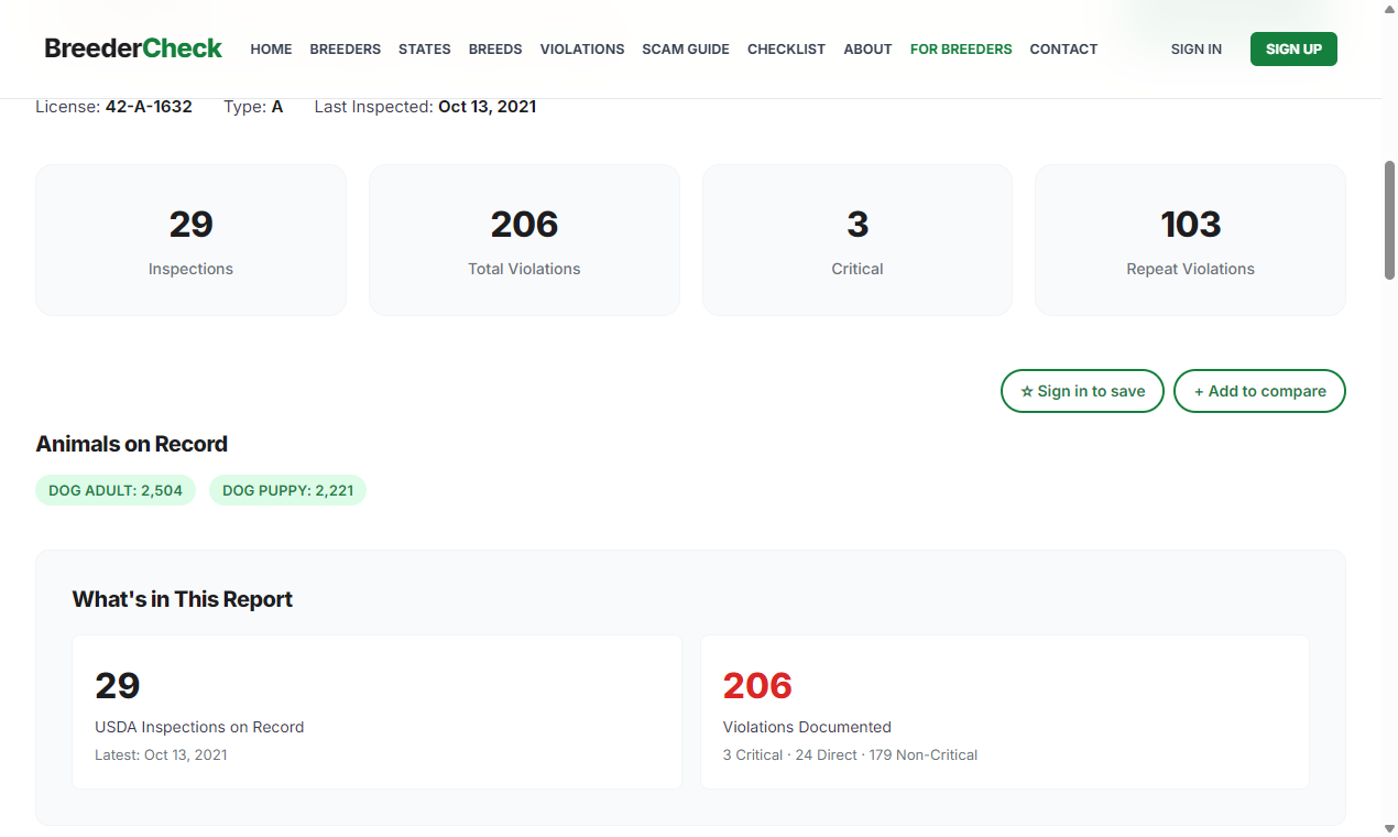 BreederCheck preview 2