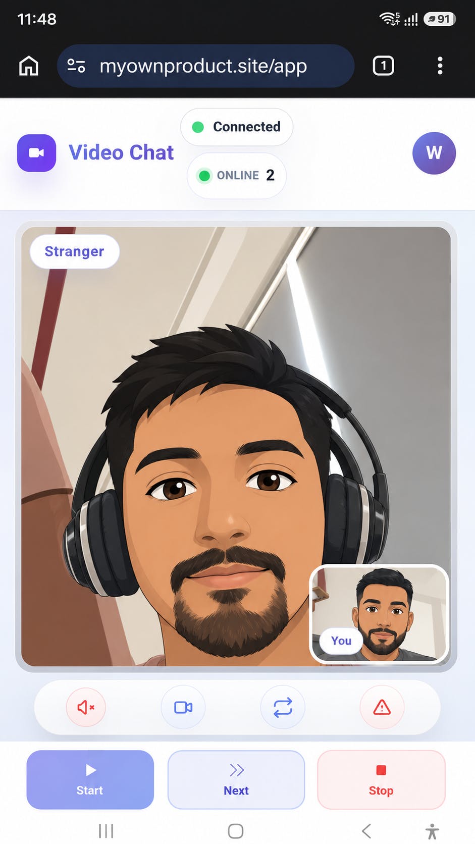 Vibe Video Calling preview 2