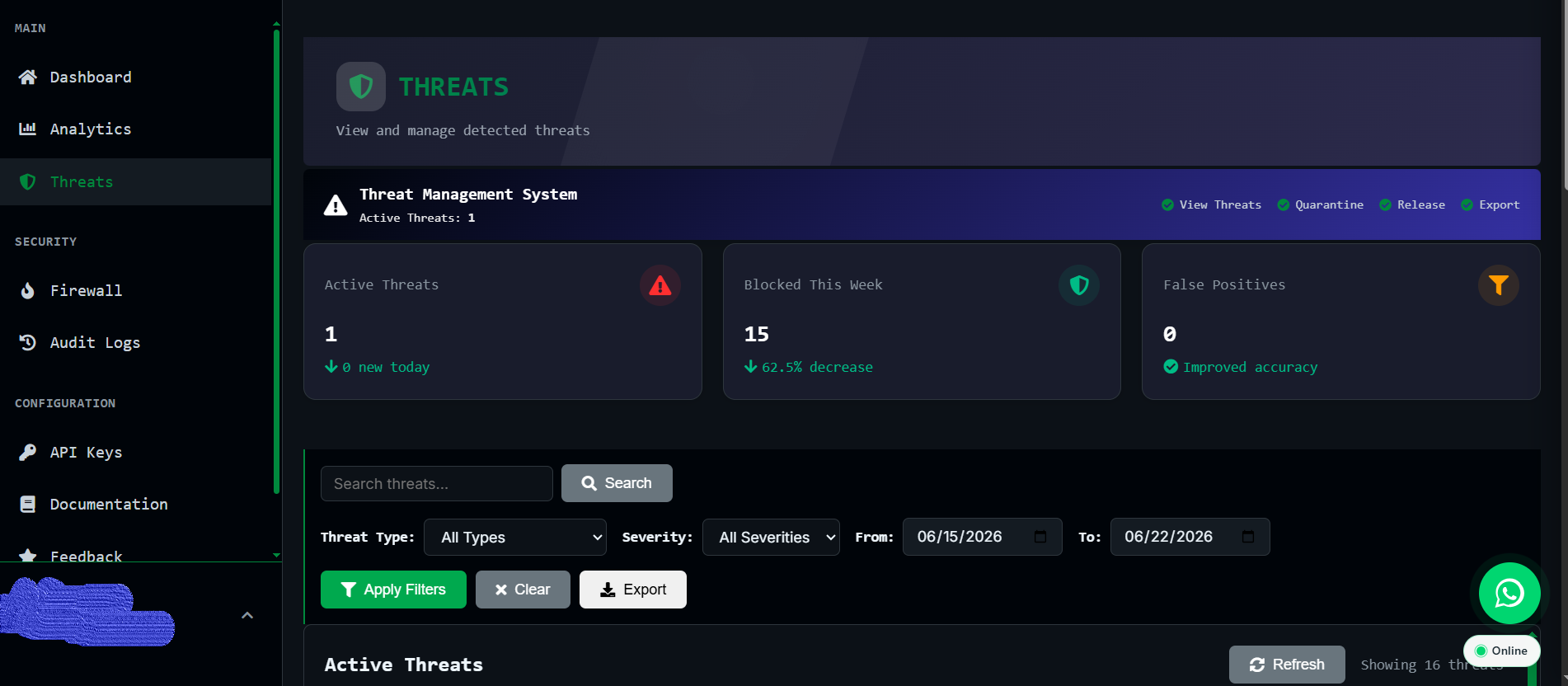 Kriosa Security preview 4