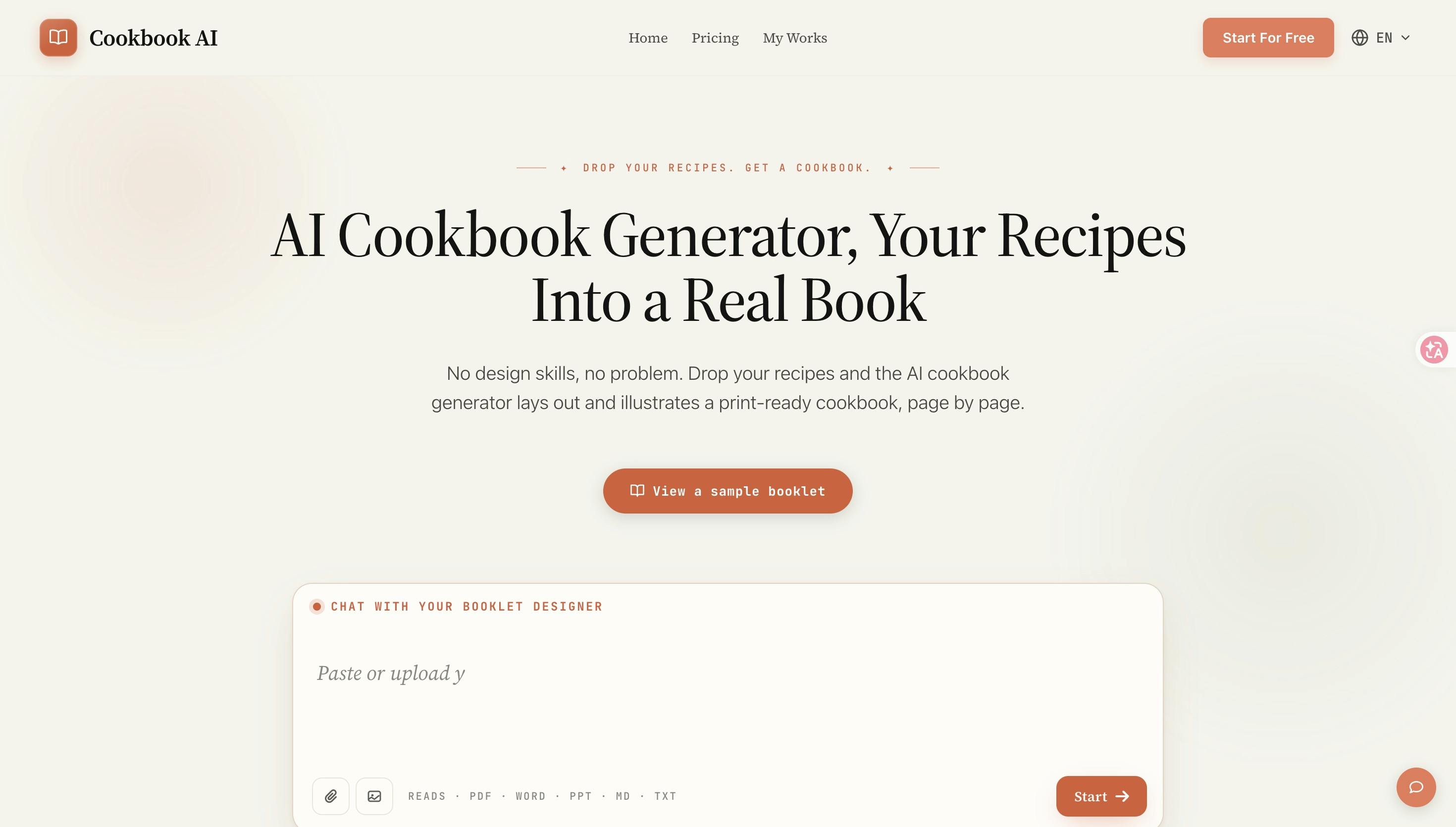 Cookbook AI preview 2
