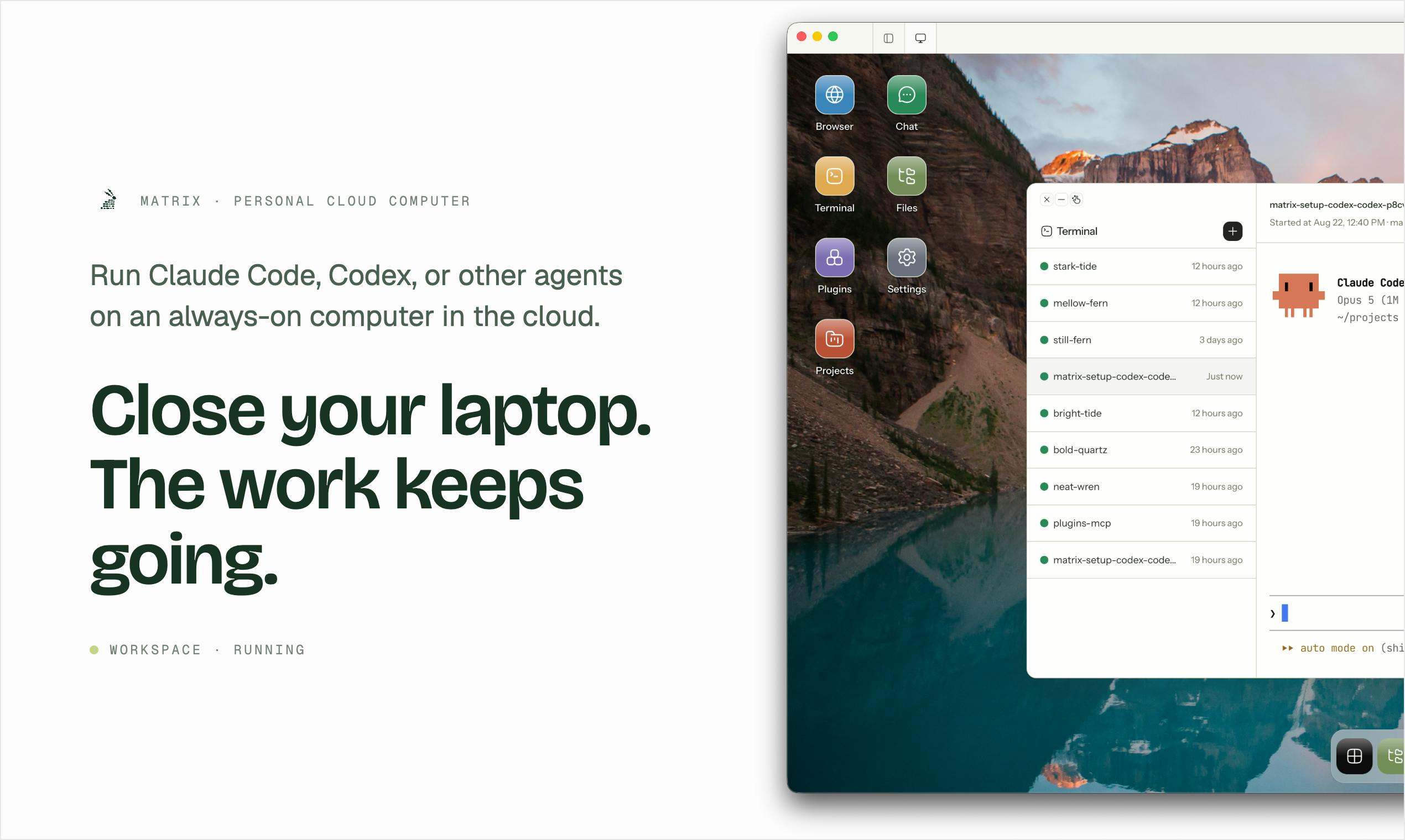 Matrix OS preview 2