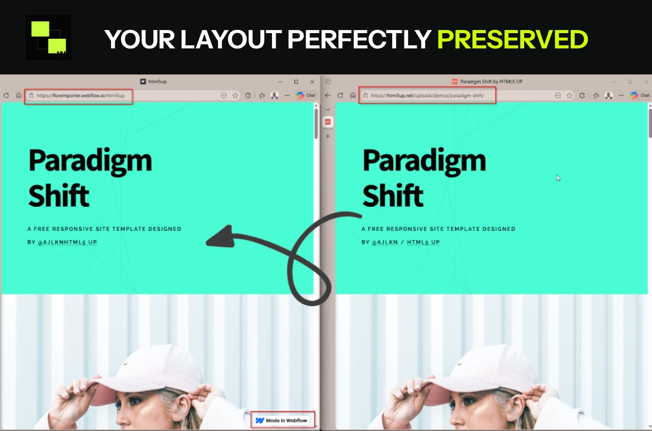 Website Importer for Webflow preview 4
