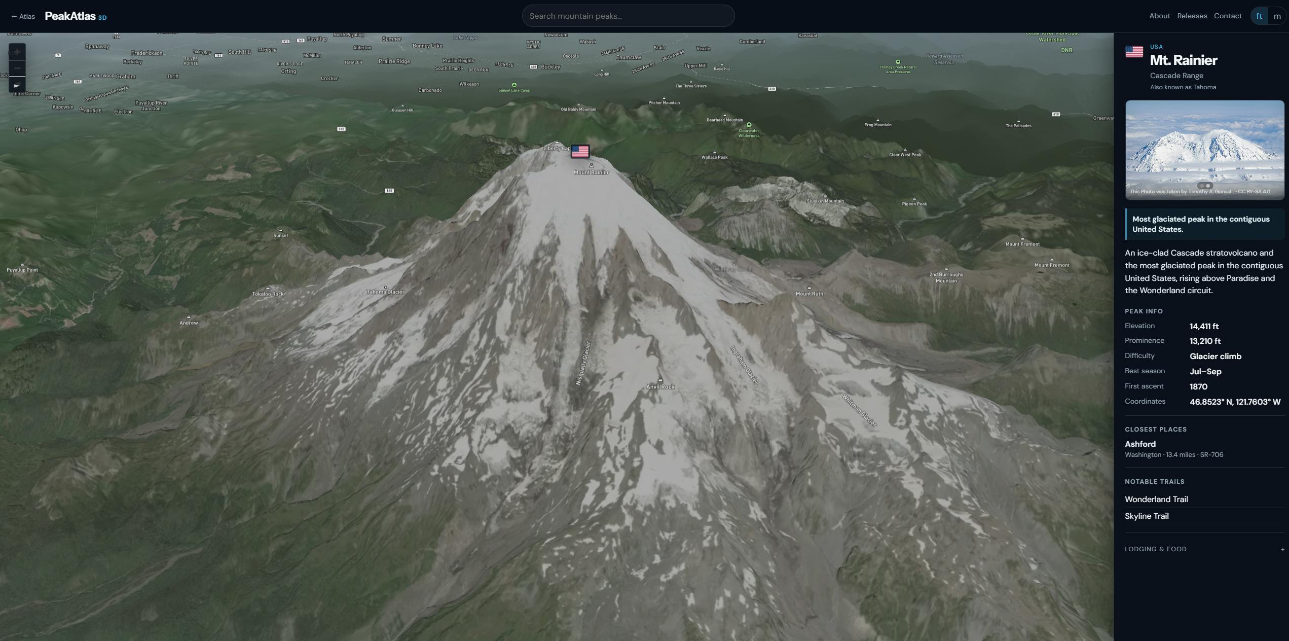PeakAtlas3D preview 3