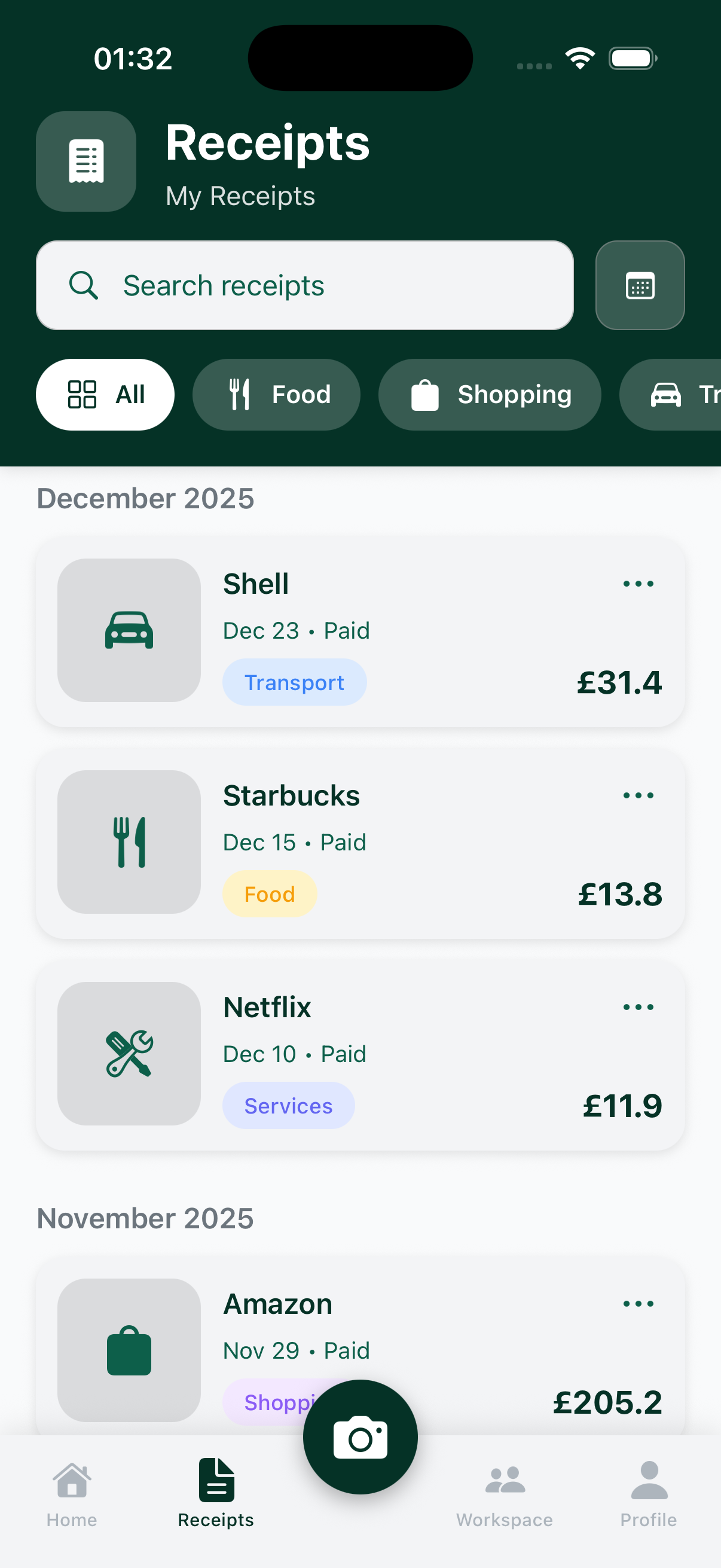 Receipt Scanner: Track Expense preview 2