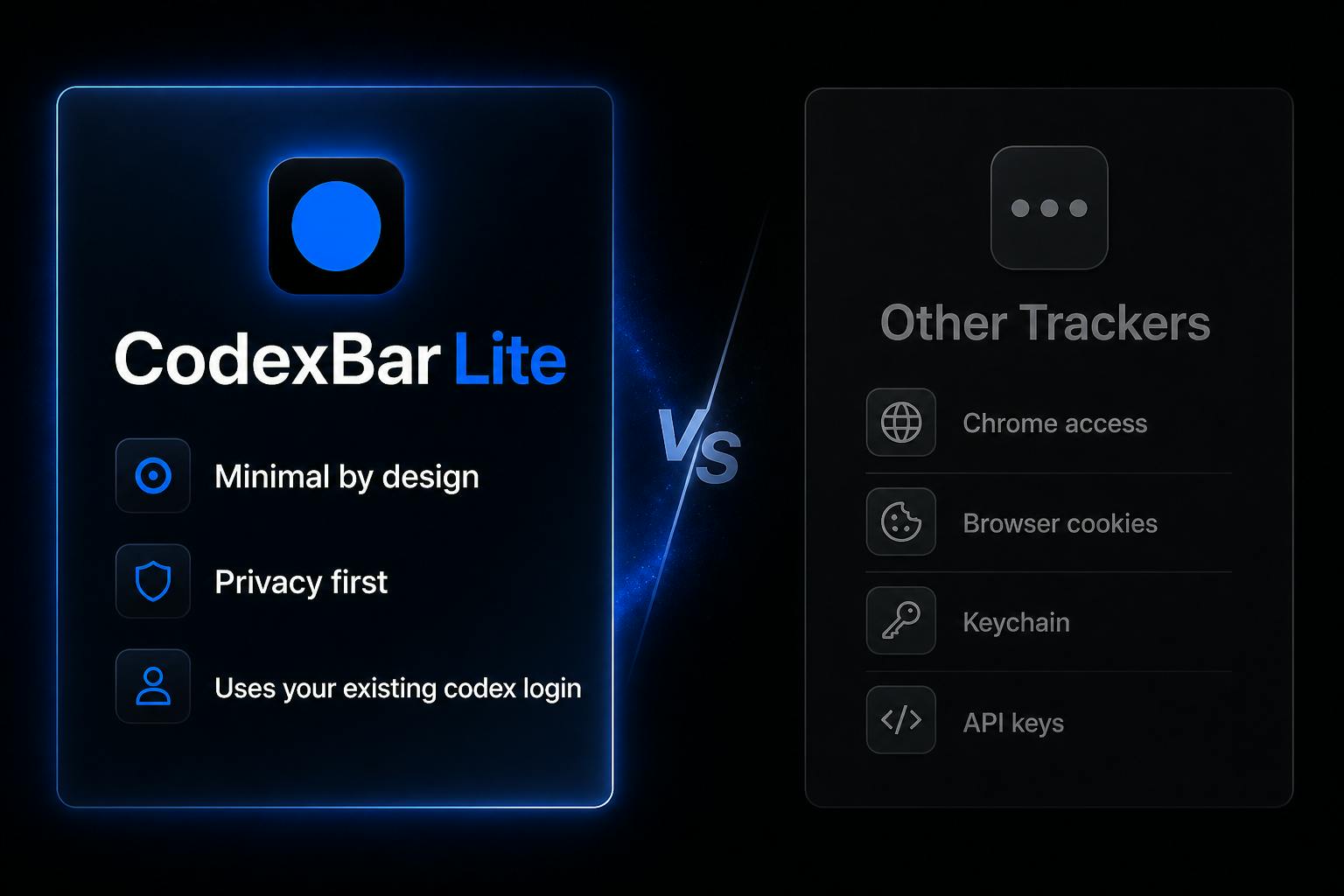 CodexBar Lite preview 3