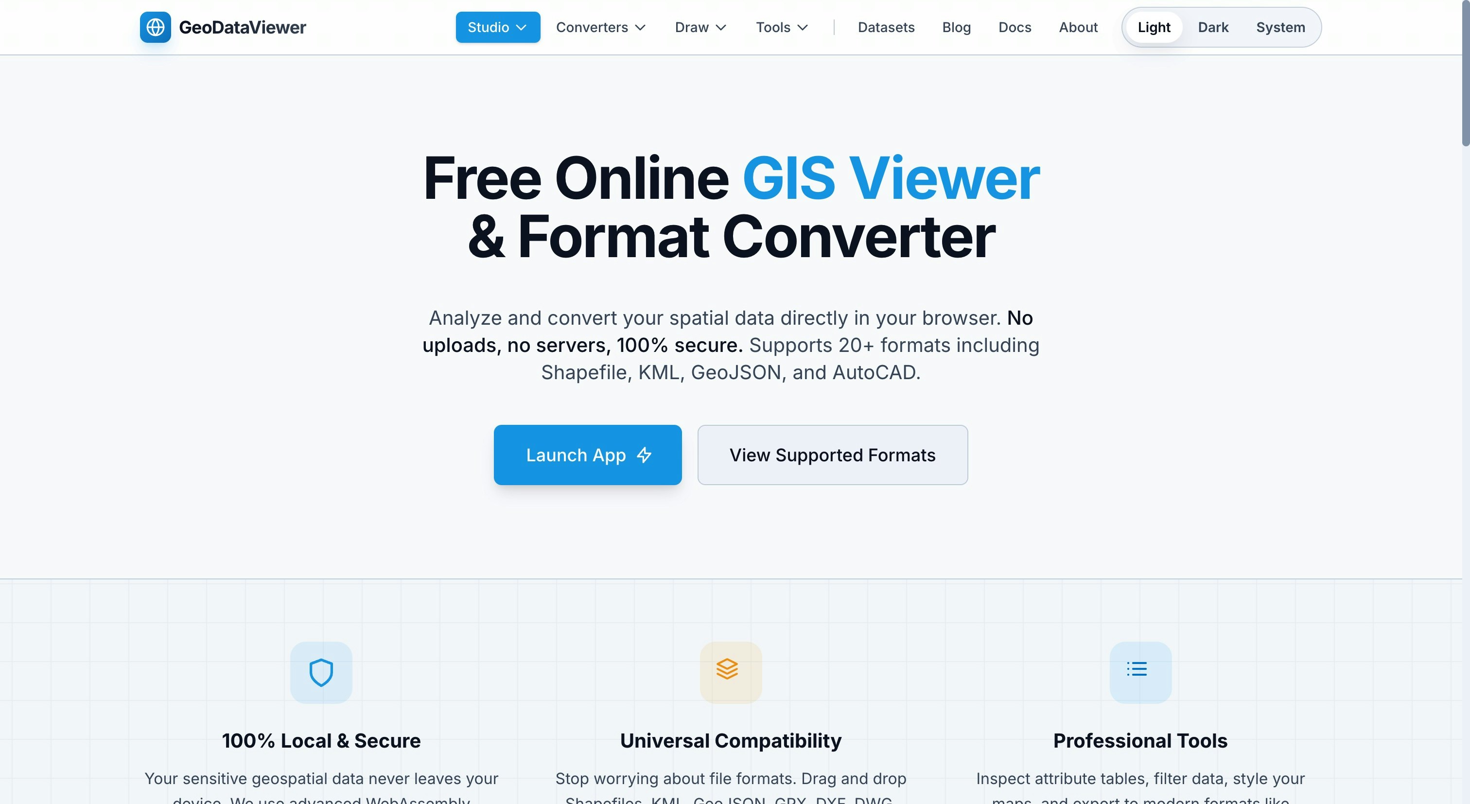 GeoDataViewer preview 2
