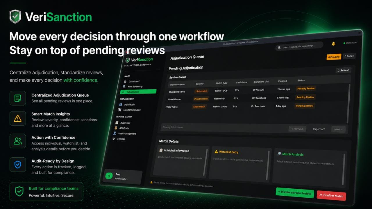 VeriSanction preview 4
