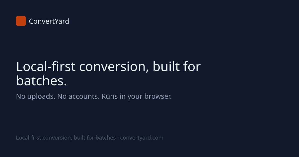 ConvertYard preview 2