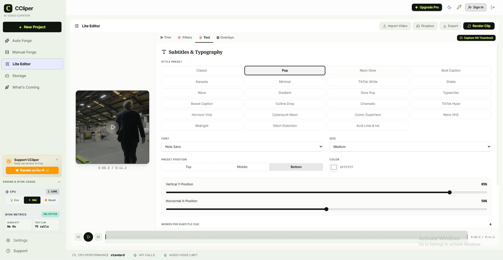 CCliper preview 4