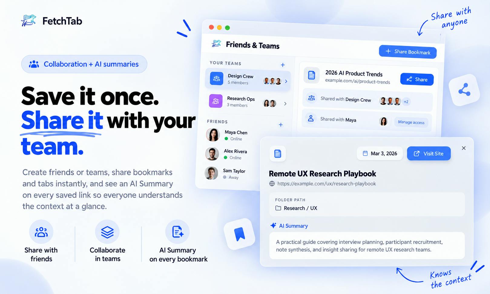 FetchTab Workspace preview 5