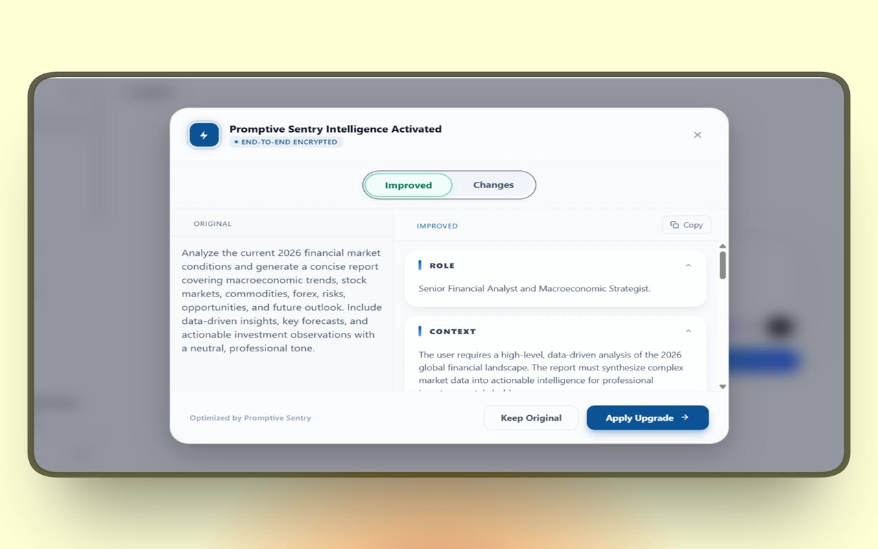 Promptive Sentry preview 4