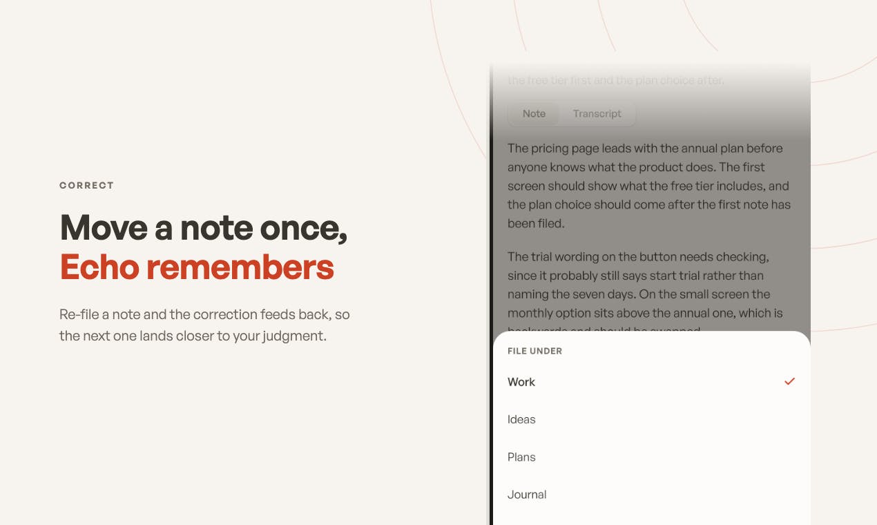Echo - AI Voice Notes & Ideas preview 5