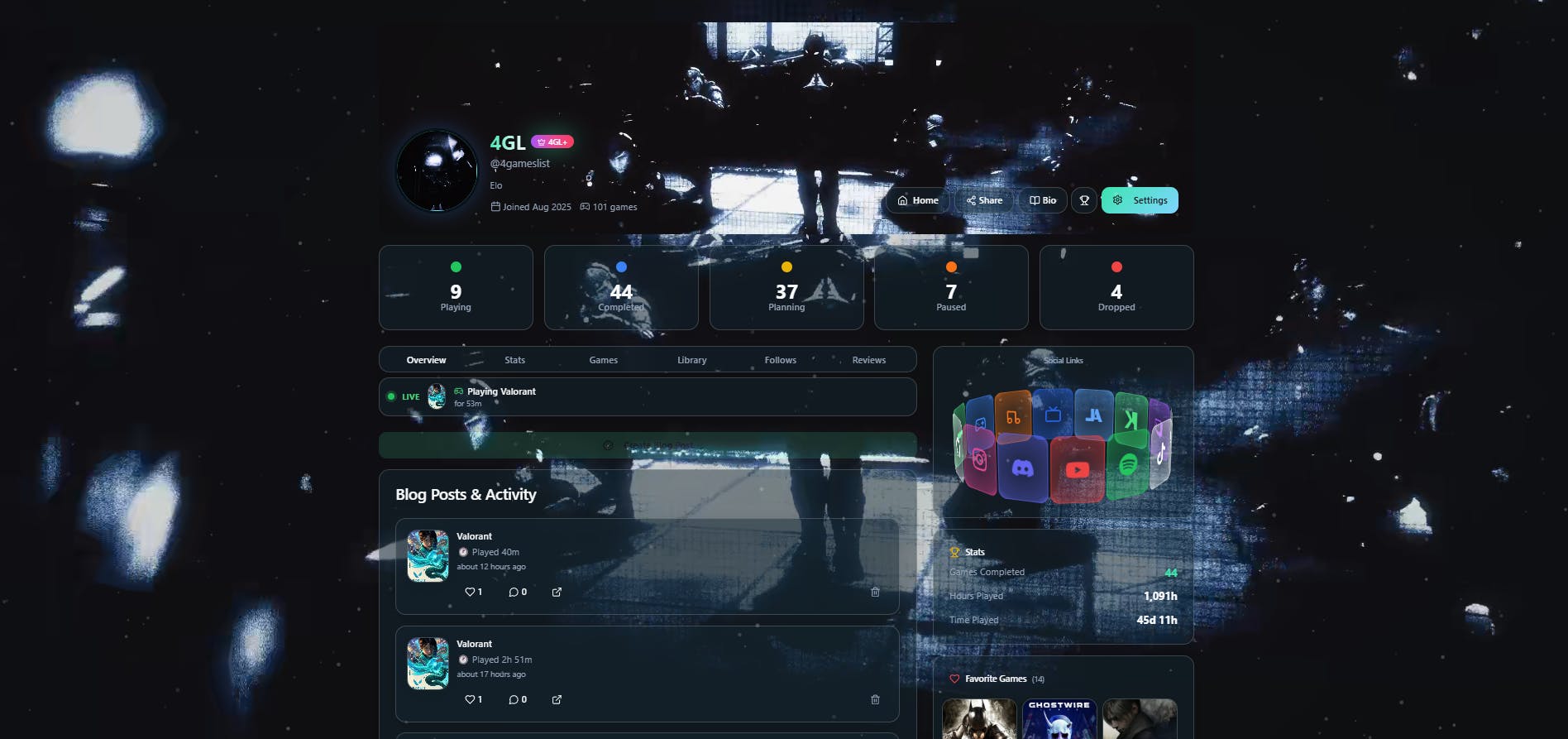4GamesList preview 2